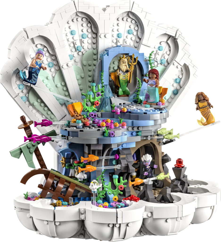 LEGO Disney 43225 Little Mermaid Royal Clamshell Product Front