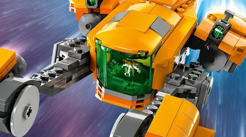 LEGO Marvel 76254 Boîte de livraison de fusées pour bébés gros plan en vedette