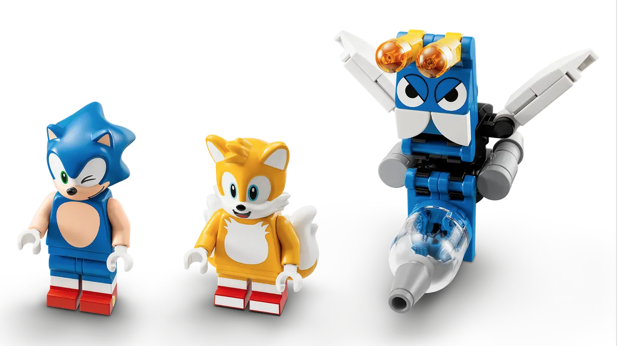 LEGO Sonic the Hedgehog 76991 Tails Workshop and Tornado Plane minifigures