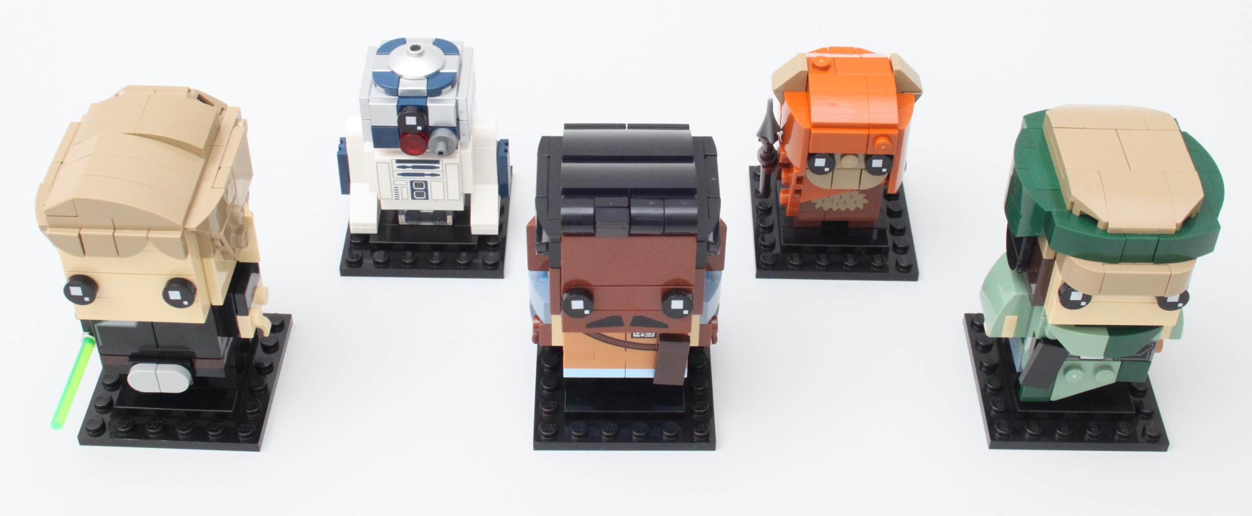 LEGO Star Wars 40523 Héros de la bataille d'Endor BrickHeadz examen 20 mis à l'échelle