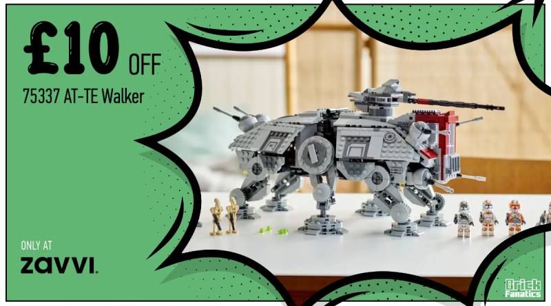 LEGO Star Wars 75337 AT TE Walker Zavvi 10 unités