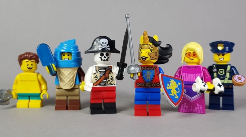 Nuove minifigure LEGO Store: pirata scheletro, cavaliere unicorno