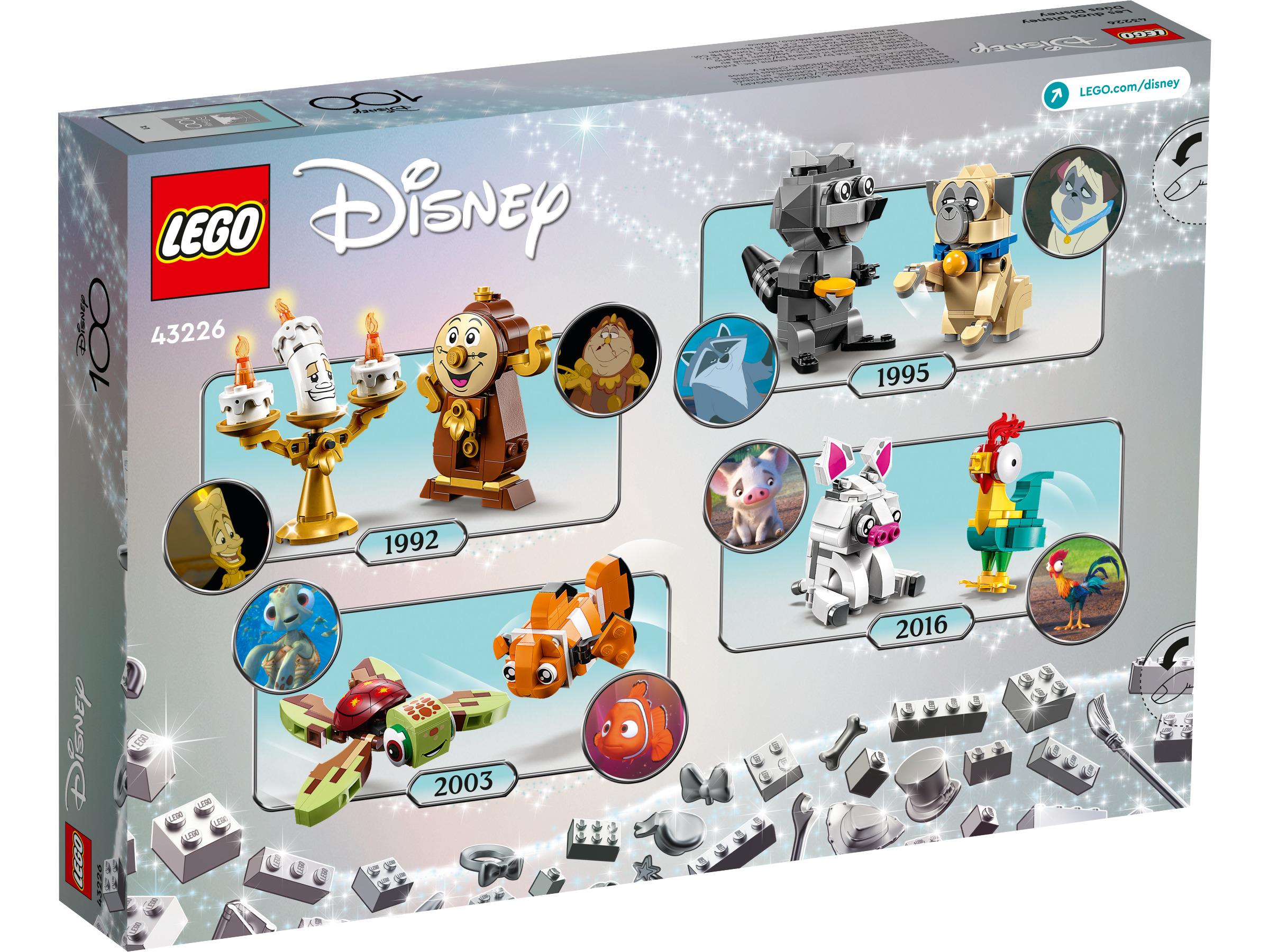 LEGO Disney Villains Icons and Disney Duos full details