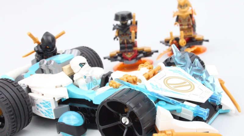 LEGO NINJAGO Zane's Dragon Power Spinjitzu Race Car Building Toy
