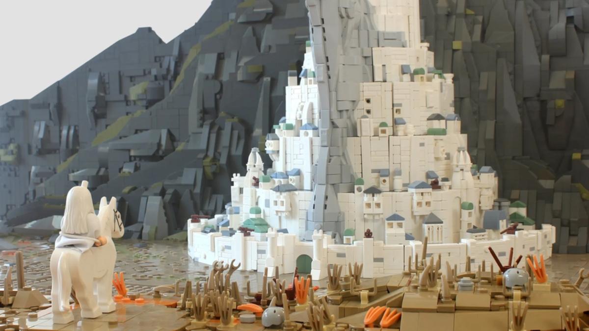 The Lord of the Rings' 'Minas Tirith' rebuilt in Minecraft