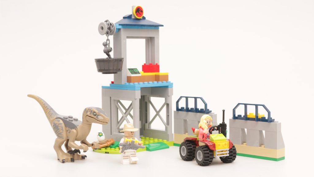 LEGO Jurassic Park 76957 Velociraptor Escape review title 1024x576
