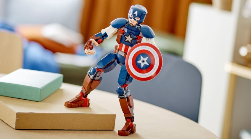 LEGO Marvel 76258 Captain America Construction Figure lifestyle featured