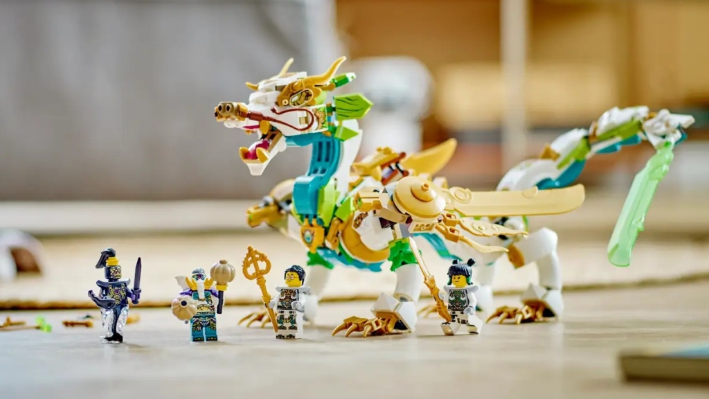 LEGO Monkie kid 80047 mode de vie dragon gardien meis en vedette