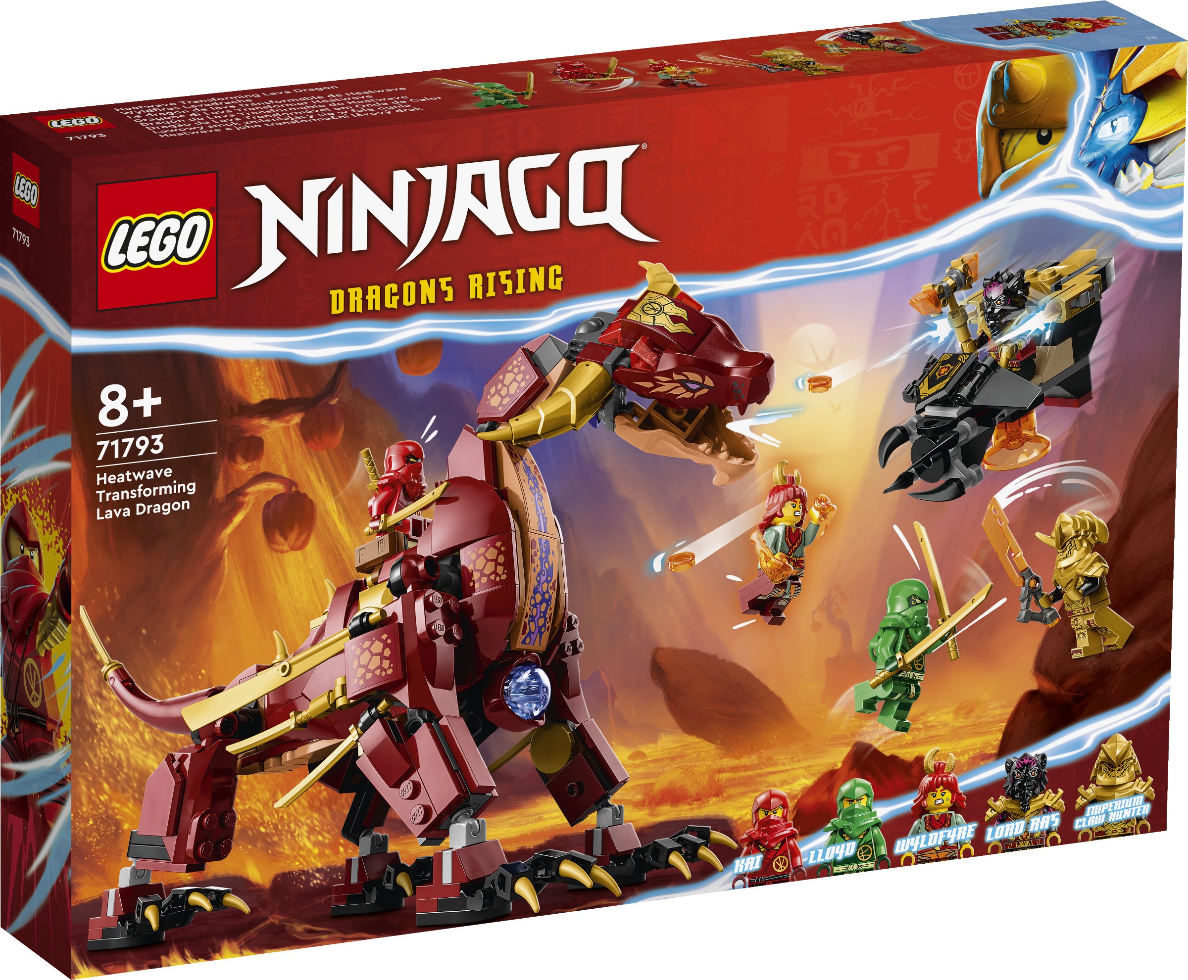 LEGO NINJAGO 71793 Heatwave Transforming Lava Dragon 1