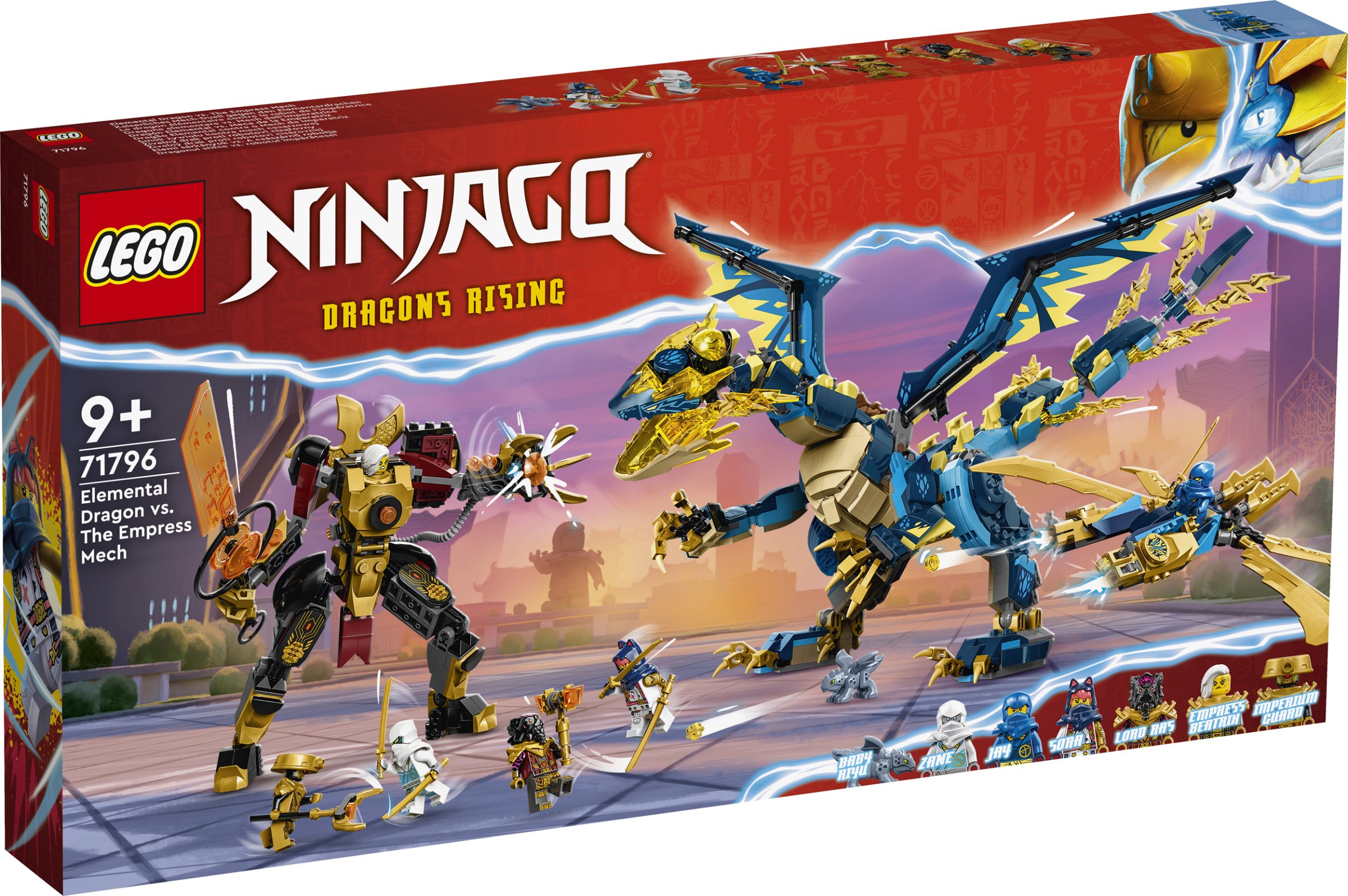 LEGO NINJAGO 71796 Elemental Dragon vs. The Empress Mech 1