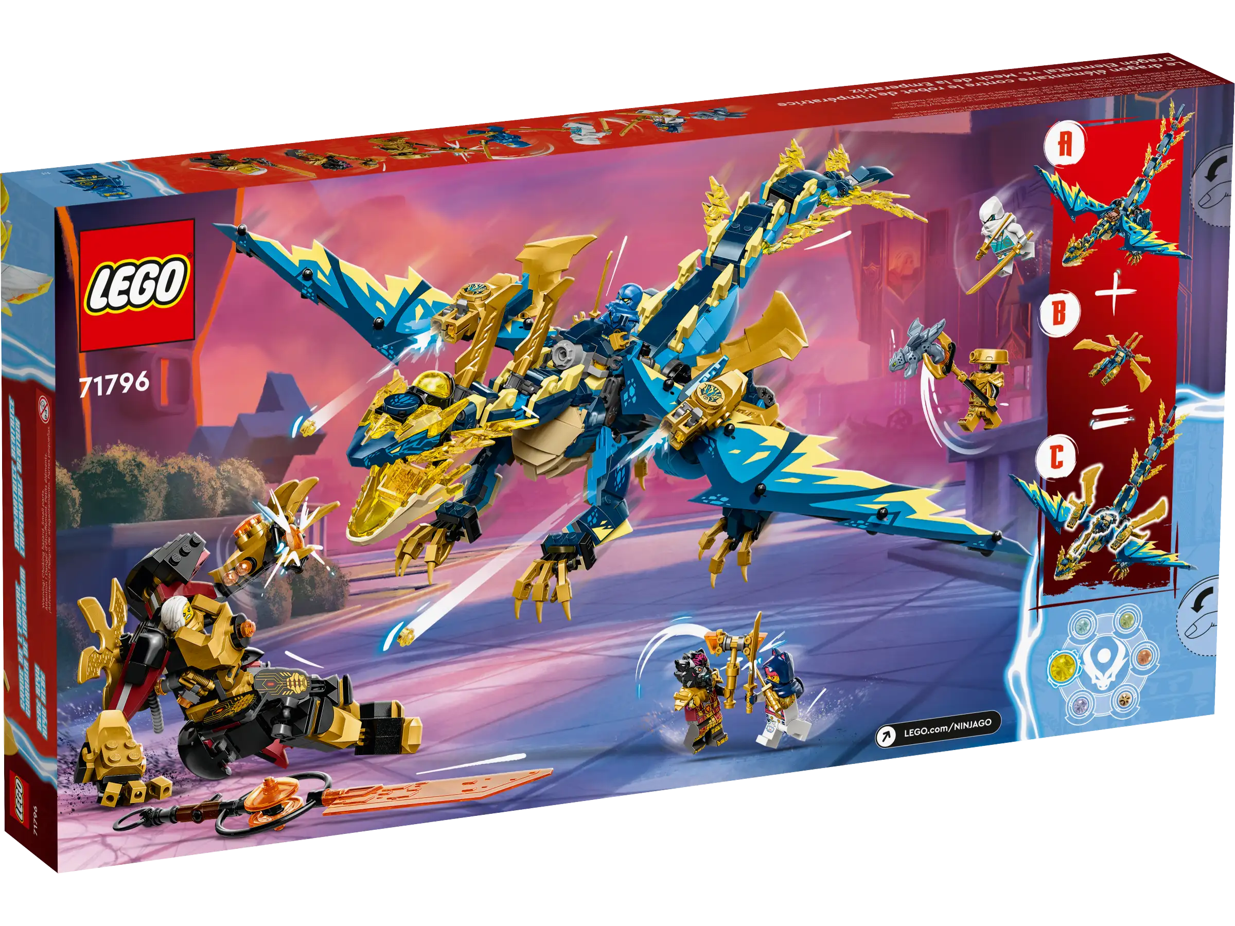 LEGO NINJAGO 71796 Elemental Dragon vs. The Empress Mech 6