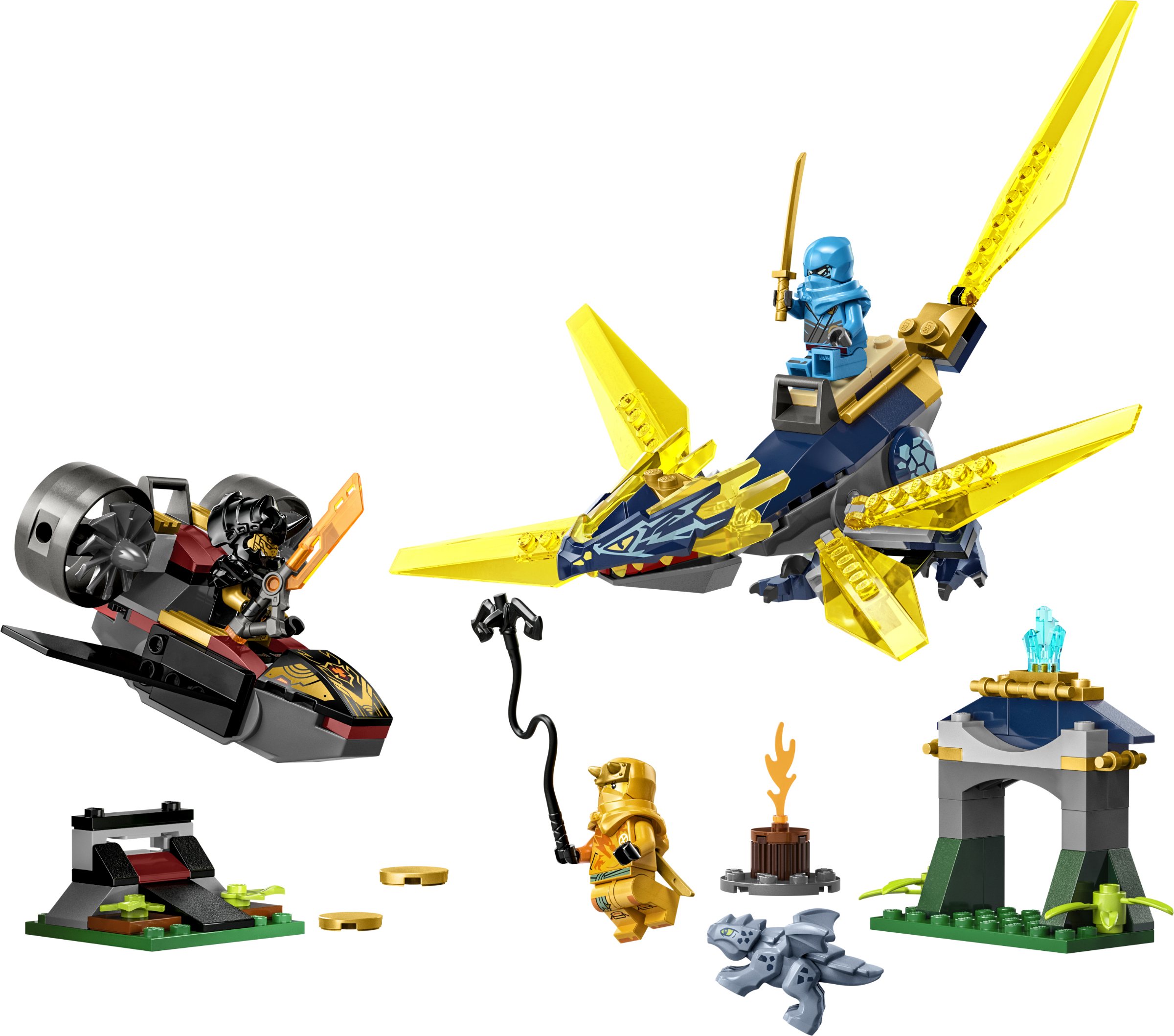 LEGO NINJAGO 71798 Nya and Arins Baby Dragon Battle 2