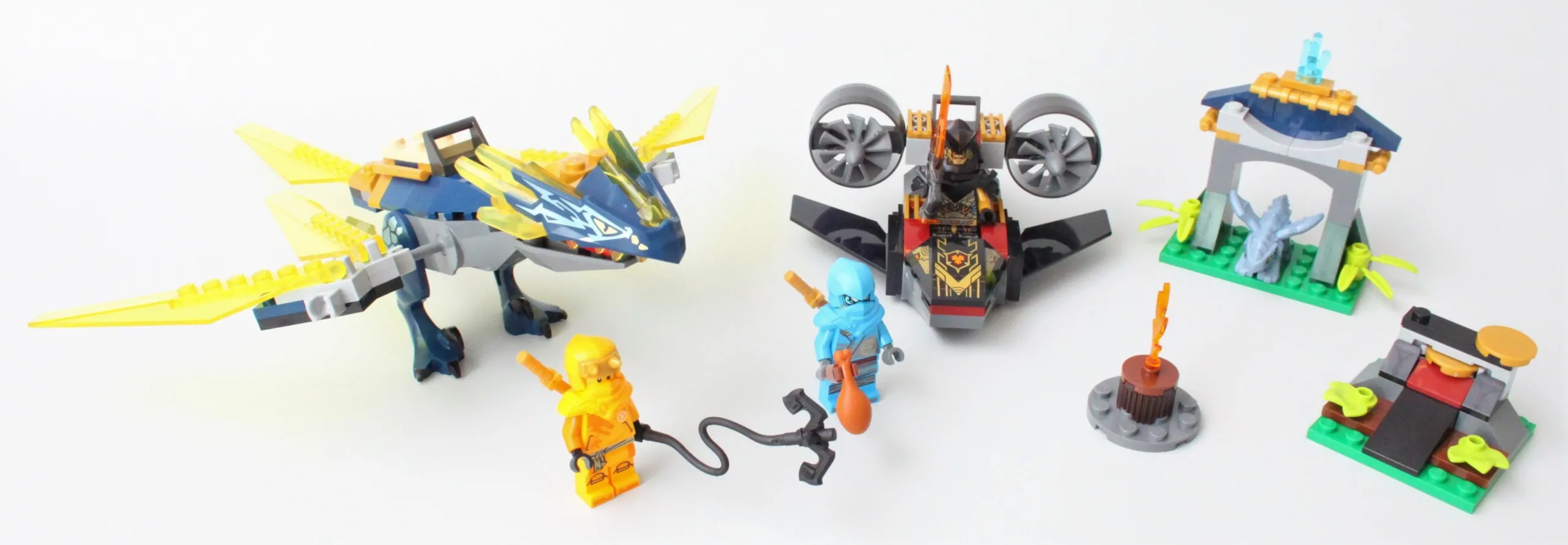 華奈ページ LEGO 71798 Nya and Arin's Baby Dragon Battle review