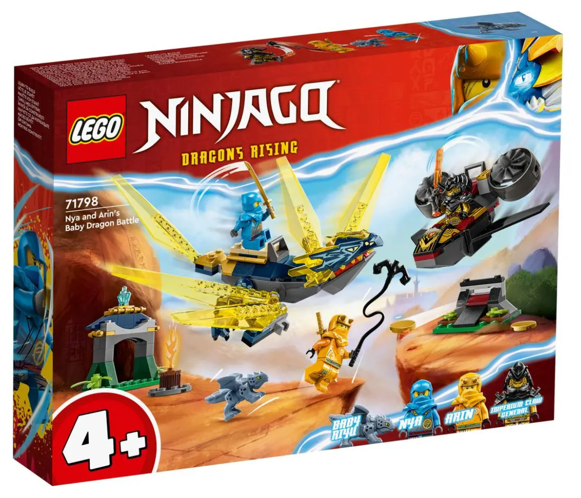 LEGO NINJAGO 71798 Nya and Arins Baby Dragon Battle