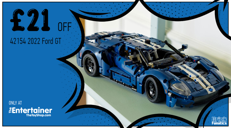 LEGO TECHNIC 42154 2022 ford gt the entertainer 21 pounds off featured