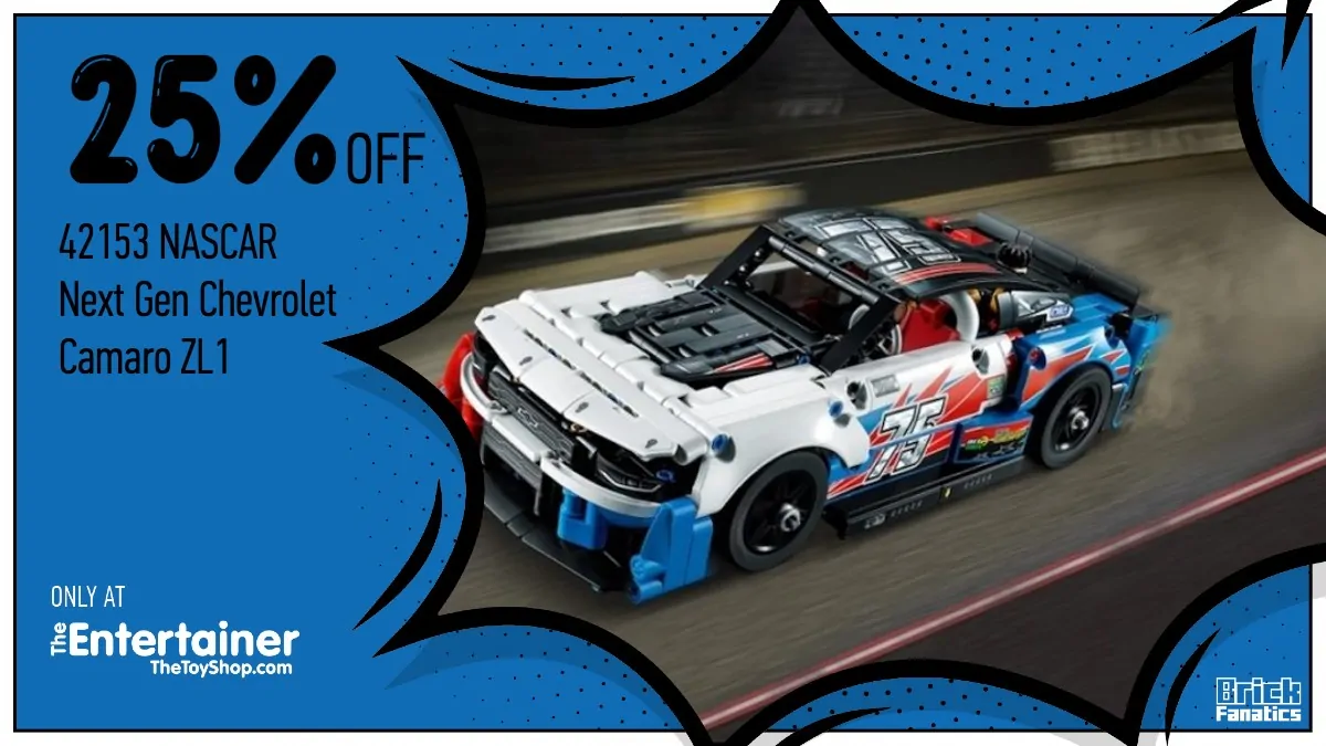25% off 42153 NASCAR Next Gen Chevrolet Camaro ZL1 now
