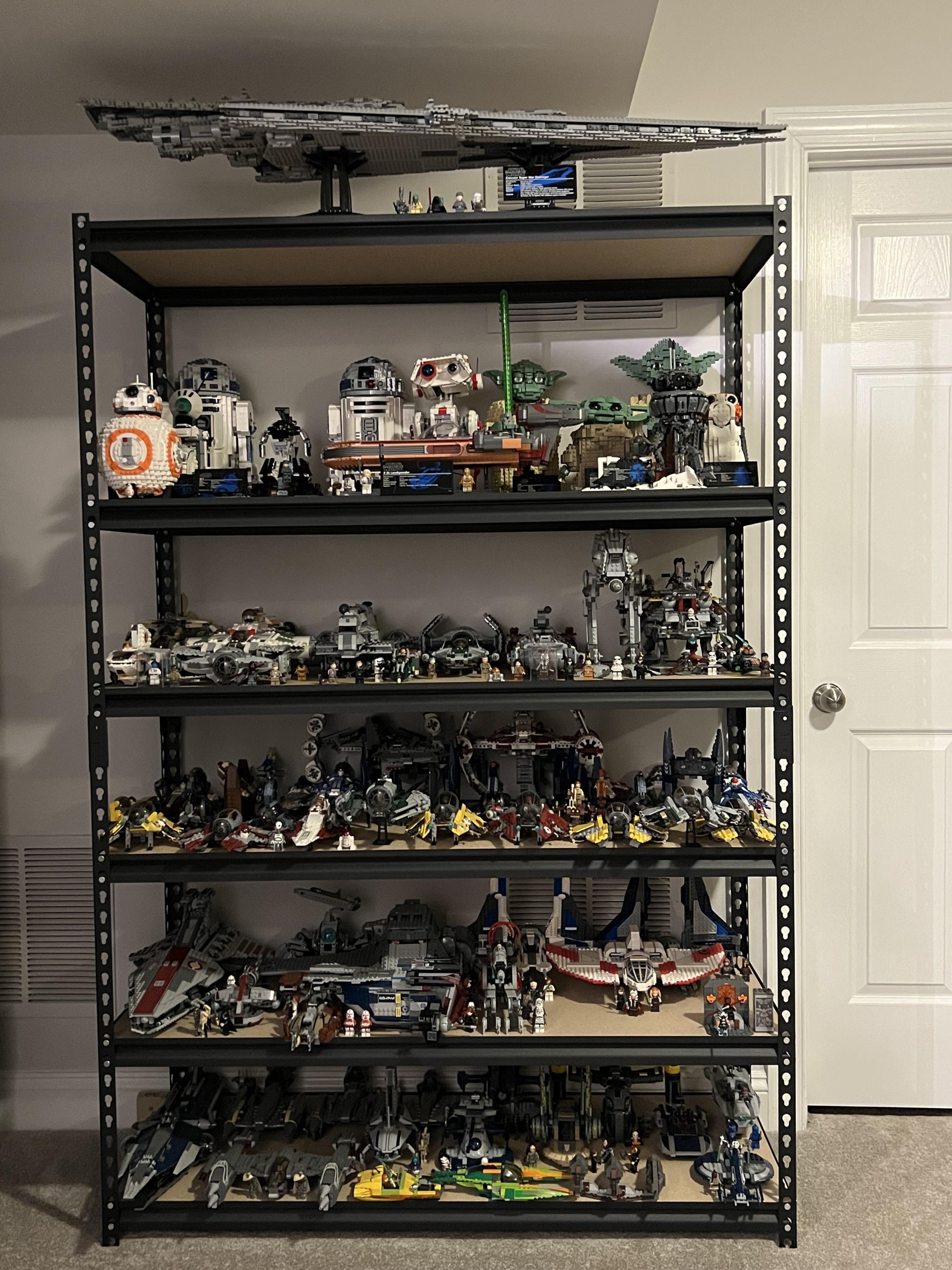 This is what a complete LEGO Star Wars collection looks like