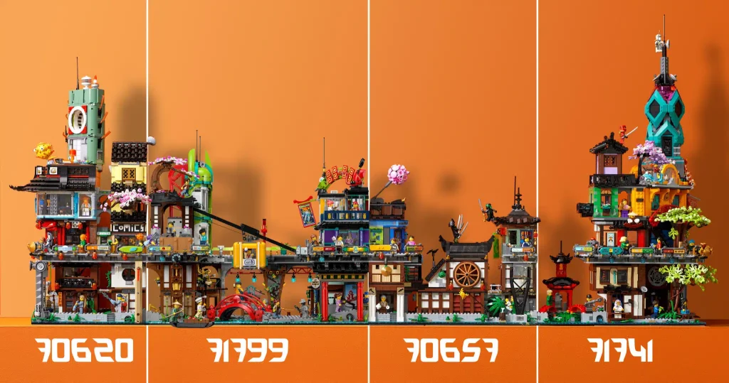 video Ekspression Kostbar Check out all four LEGO NINJAGO City sets together