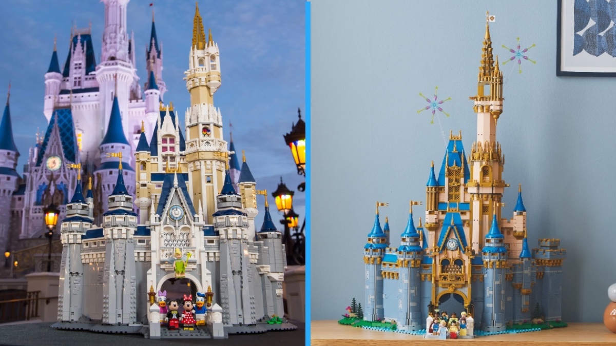 Confrontando il LEGO Disney 2016 e 2023 Disney Castelli