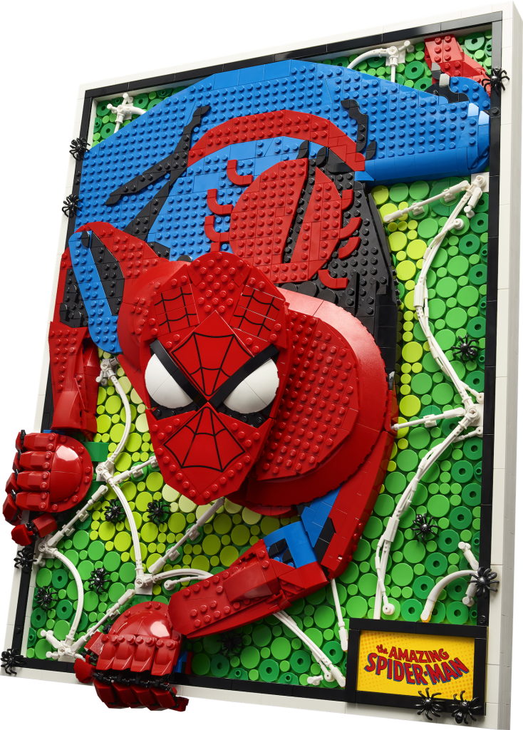 LEGO Art 31209 The Amazing Spider-Man comic book panel