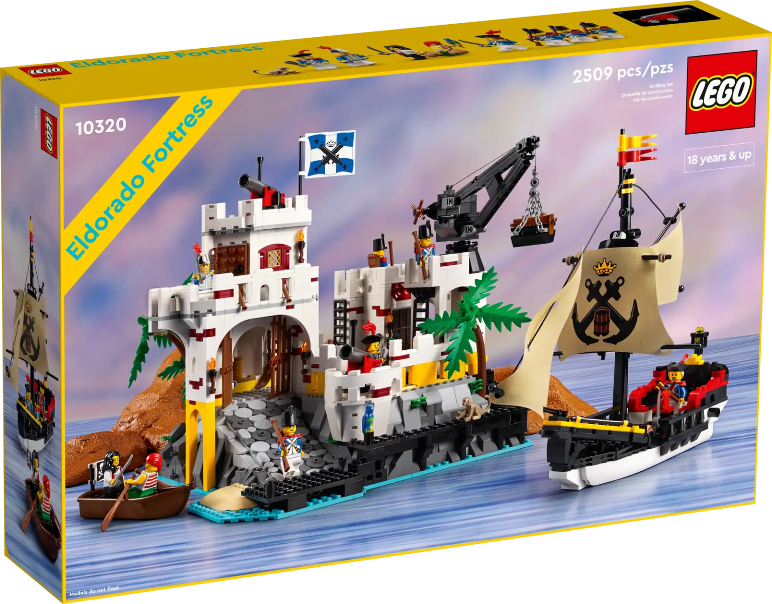 LEGO Pirates minifigure returns for 10320 Eldorado Fortress