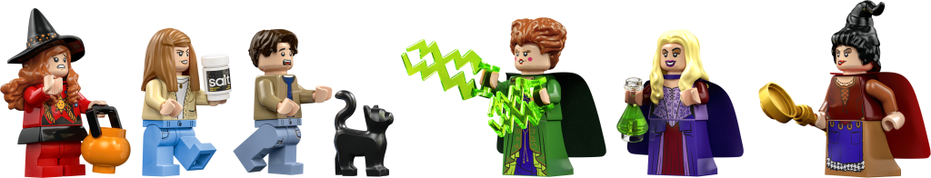 LEGO Ideas 21341 Hocus Pocus &ndash; The Sanderson Sisters Cottage contents 8 1024x196