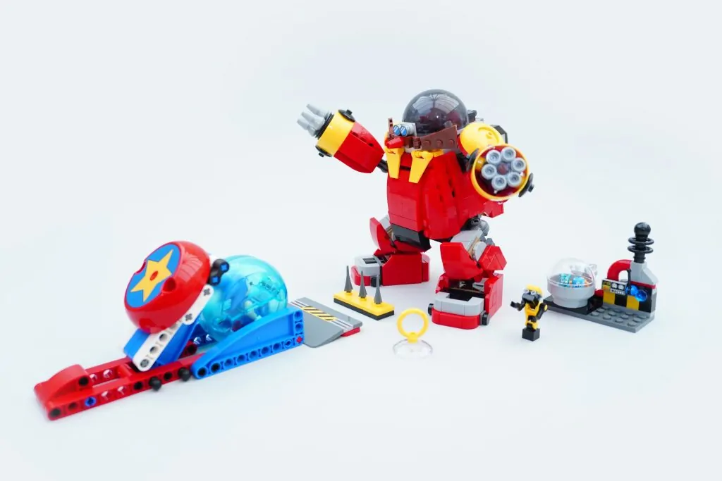 Set de construção Sonic: Sonic vs. Robot Death Egg del Dr. Eggman