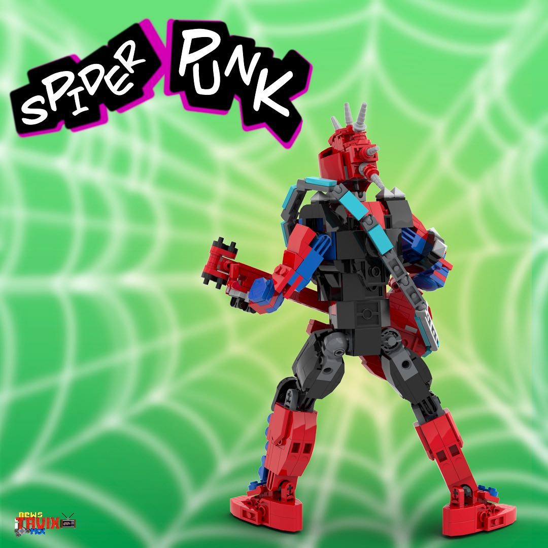 Build a Spider-Verse set using LEGO 76226 Spider-Man Figure