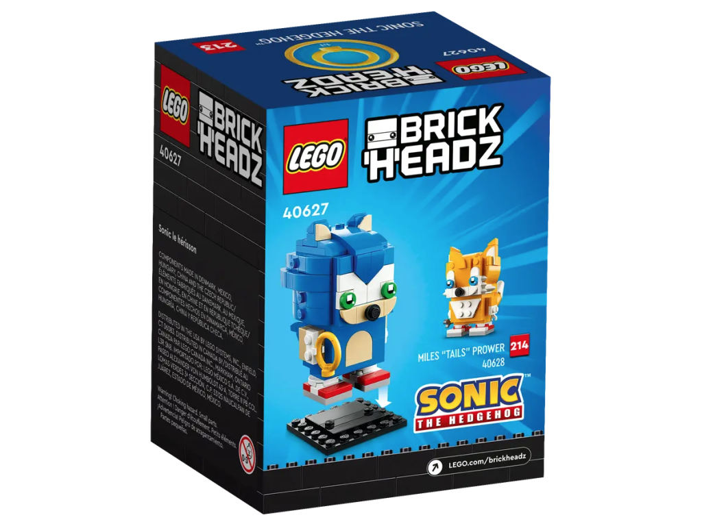 LEGO BrickHeadz 40627 Sonic the Hedgehog box back 1024x768