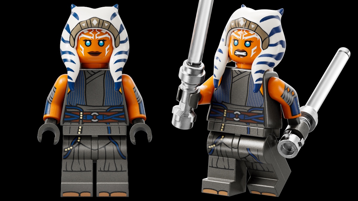 Closer look at the new LEGO Star Wars Ahsoka Tano minifigure