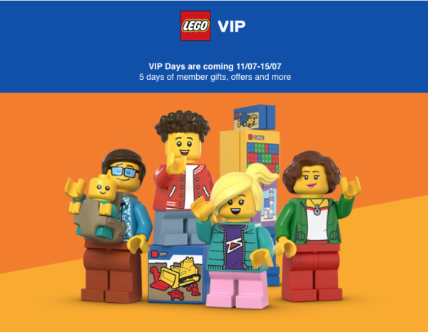 LEGO VIP Days event coming soon, with 'gifts, discounts and more'