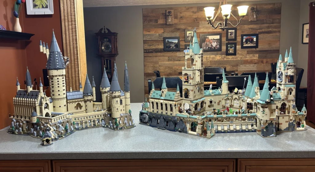 LEGO HogwartIl confronto con il castello di Harry Potter divide i