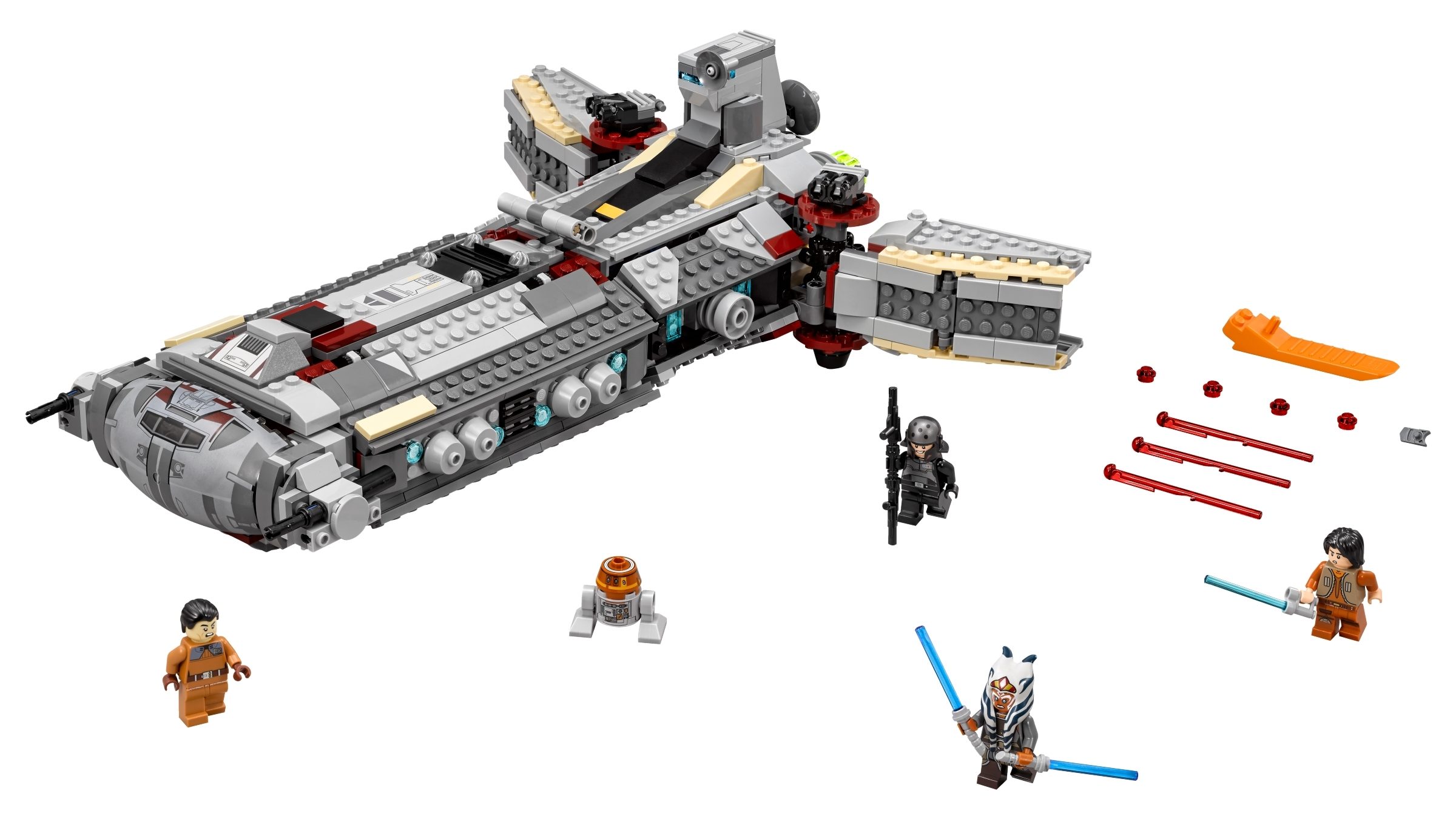 LEGO personnalisé Star Wars La figurine d'Ahsoka est parfaite mais
