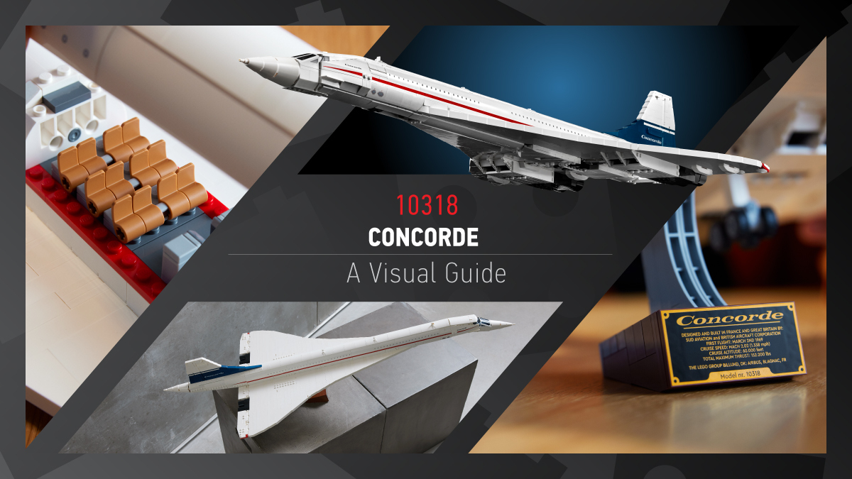 The perfect LEGO Icons set - 10318 Concorde detailed building