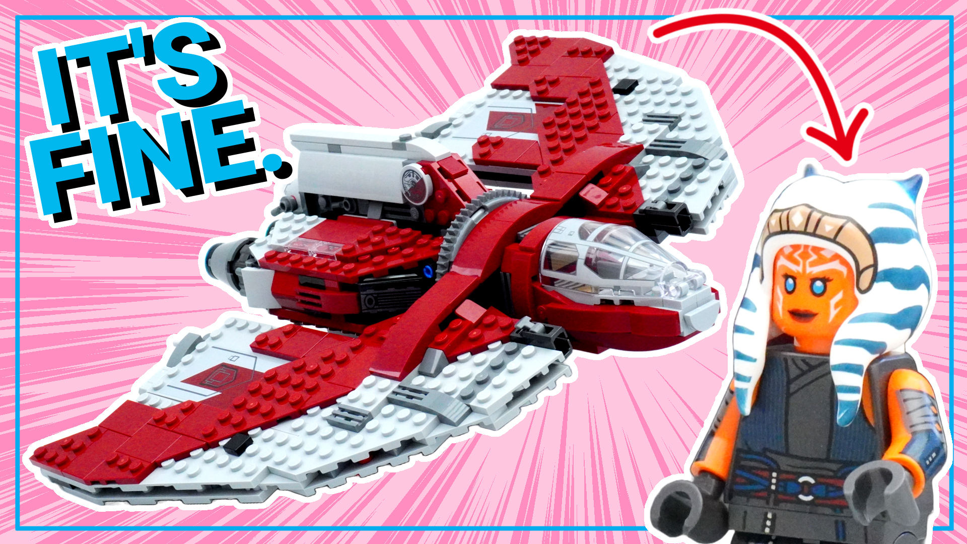 LEGO Star Wars Ahsoka Tano's T-6 Jedi Shuttle (75362). Really cool