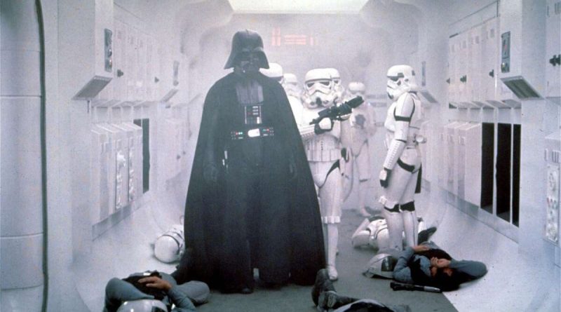 Star Wars En New Hope Tantive IV-ombordstigning var presentert