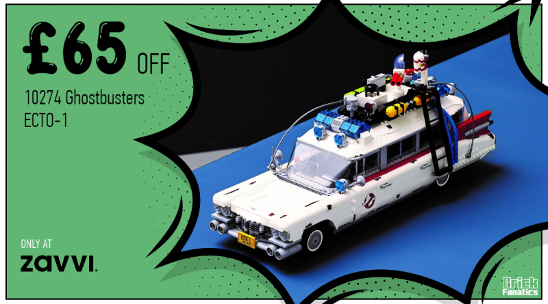lego icons 10274 ghostbusters ecto 1 retail 65 pounds off featured zavvi