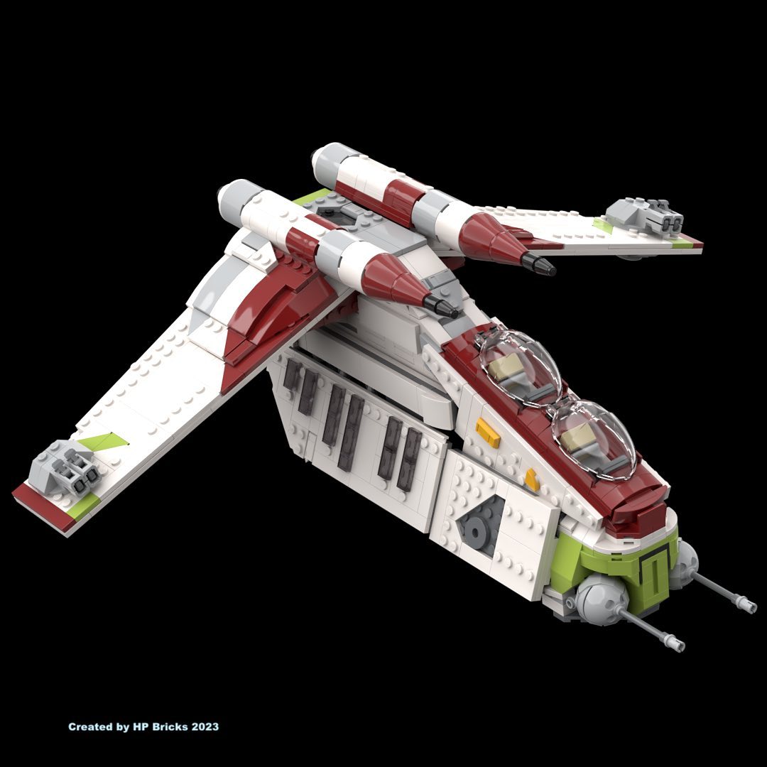 LEGO Star Wars 75354 Coruscant Guard Gunship recolours are here