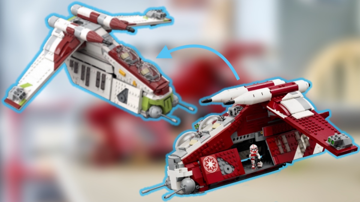 LEGO Star Wars 75354 Coruscant Guard Gunship recolours are here