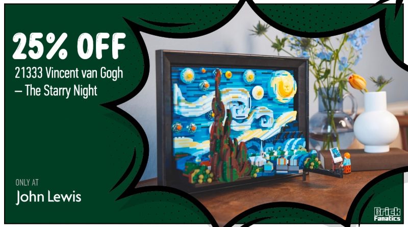 Save 25% on LEGO Ideas 21333 Vincent van Gogh – The Starry Night