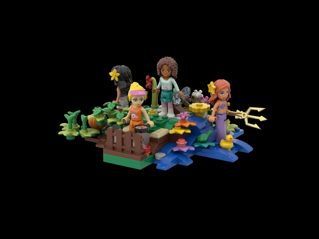 LEGO Ideas Test Lab Minifigure Lets Make a Green Day Display 1024x768