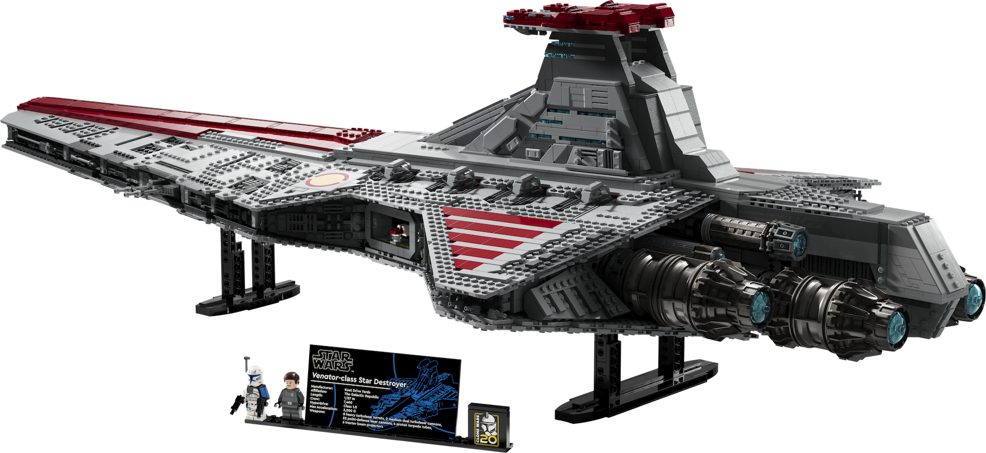 LEGO Star Wars 75367 VenatorClass Republic Attack Cruiser revelado