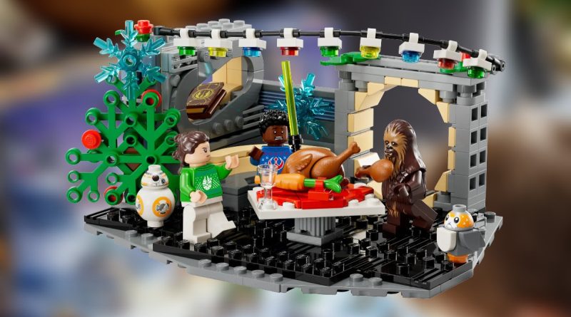 LEGO Star Wars 40658 Millennium Falcon Holiday Diorama revealed