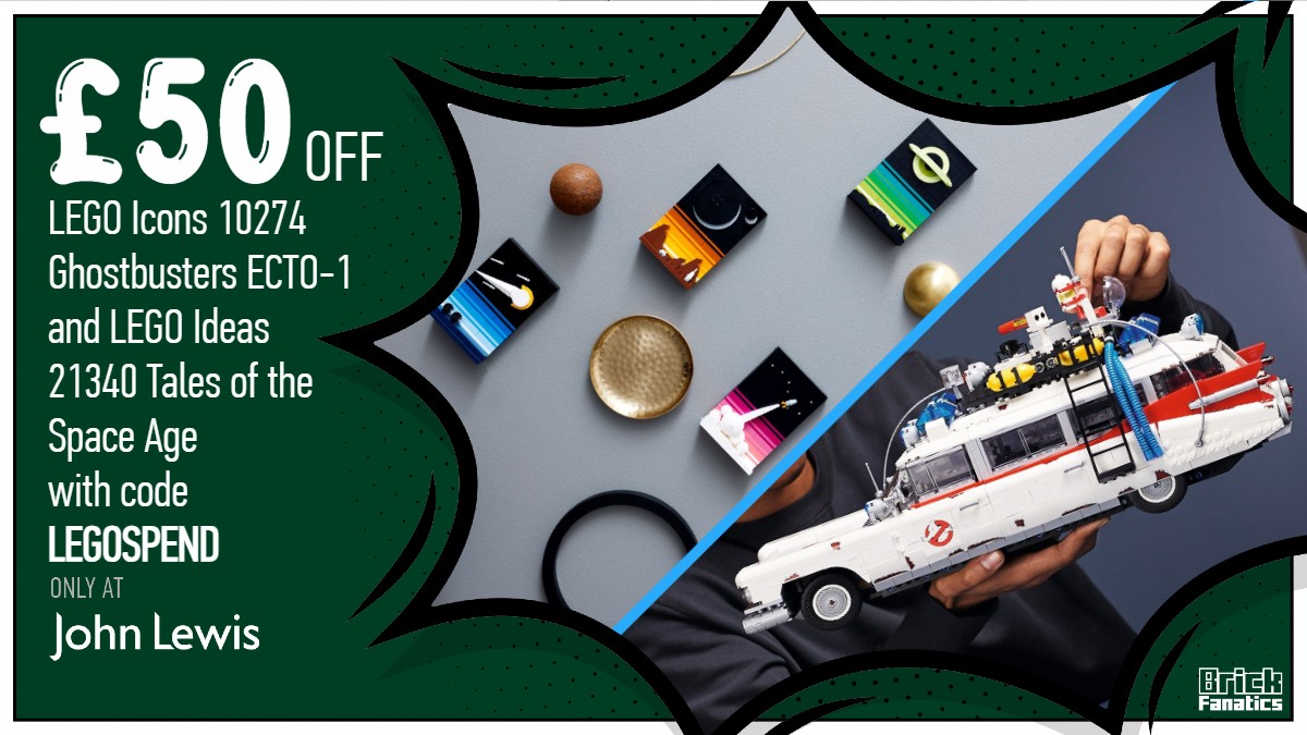 Journey through time and space with discount on LEGO Ghostbusters and