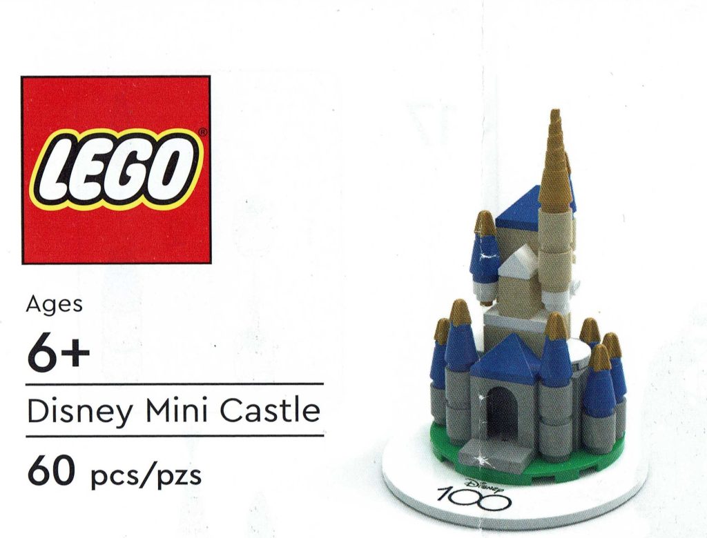 Maqueta de Construcción Castillo Disney, Coleccionable del 100 Aniversario  con 8 Minifiguras de Personajes LEGO, Disney