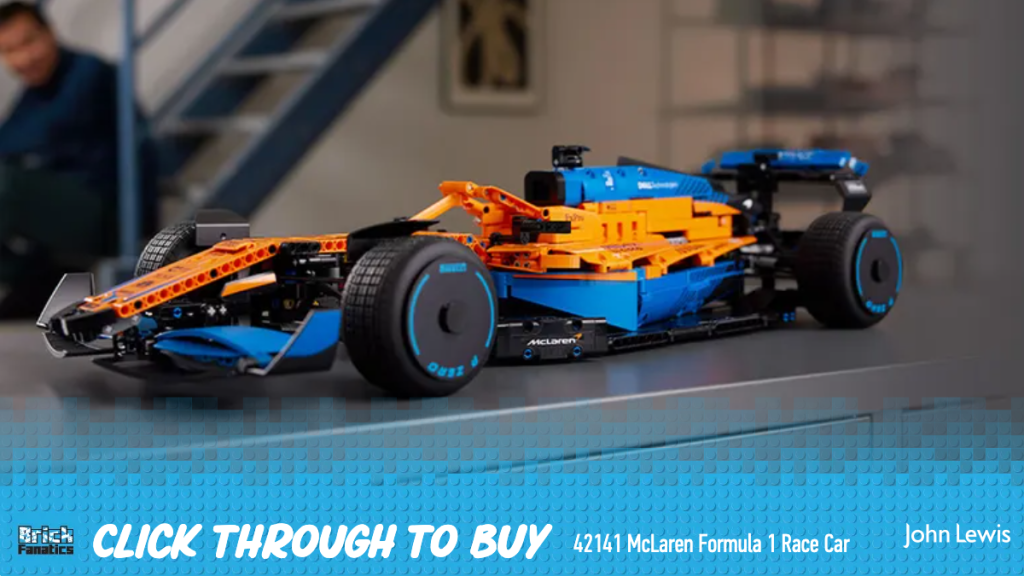 LEGO Technic 42141 McLaren Formula 1 Race Car John Lewis 30 off CTA image 1024x576