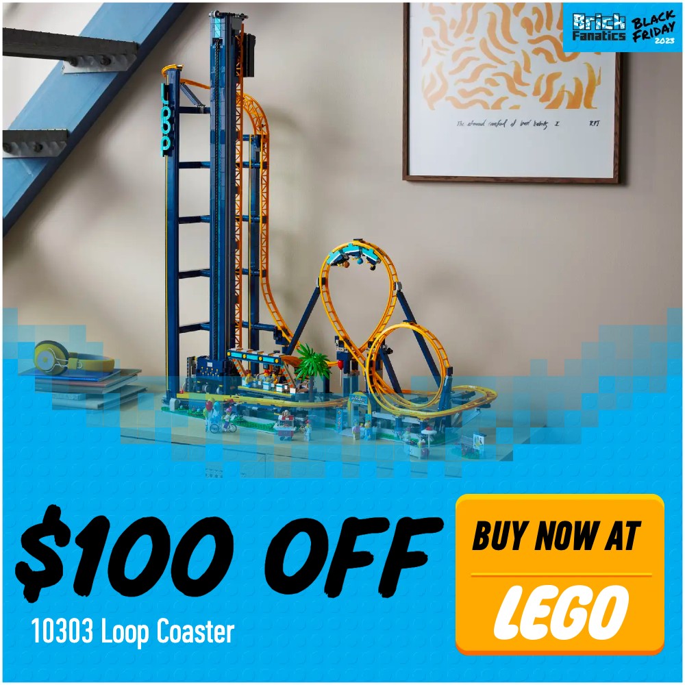 LEGO 10303 Loop Coaster Black Friday deal card