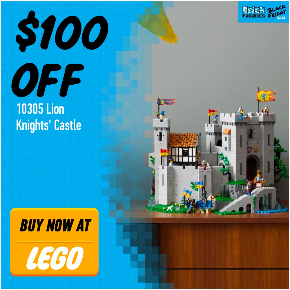 LEGO 10305 Lion Knights Castle Black Friday sale