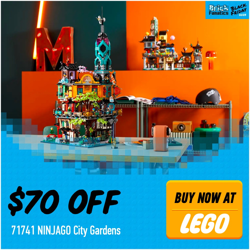 LEGO 71741 NINJAGO City Gardens deal card