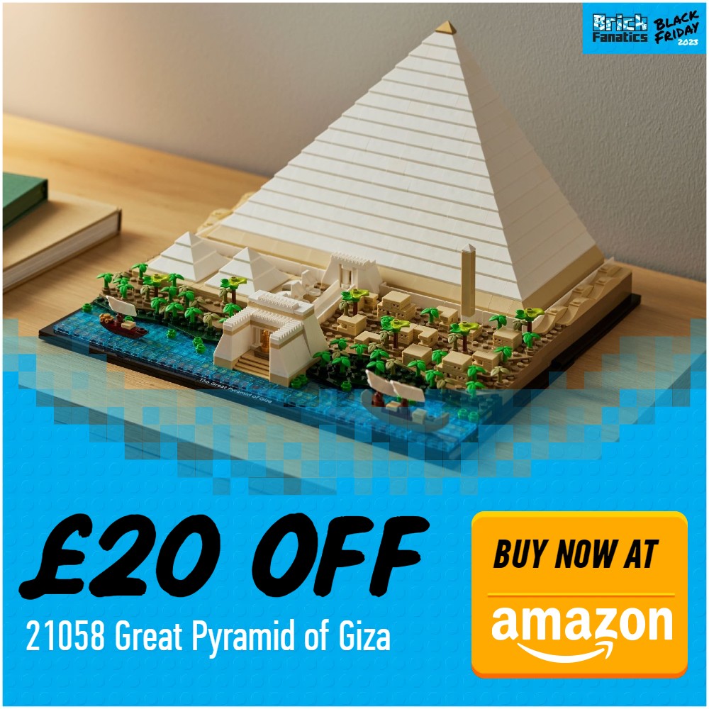 LEGO Architecture 21058 great pyramid of giza amazon deal card black friday 20 off